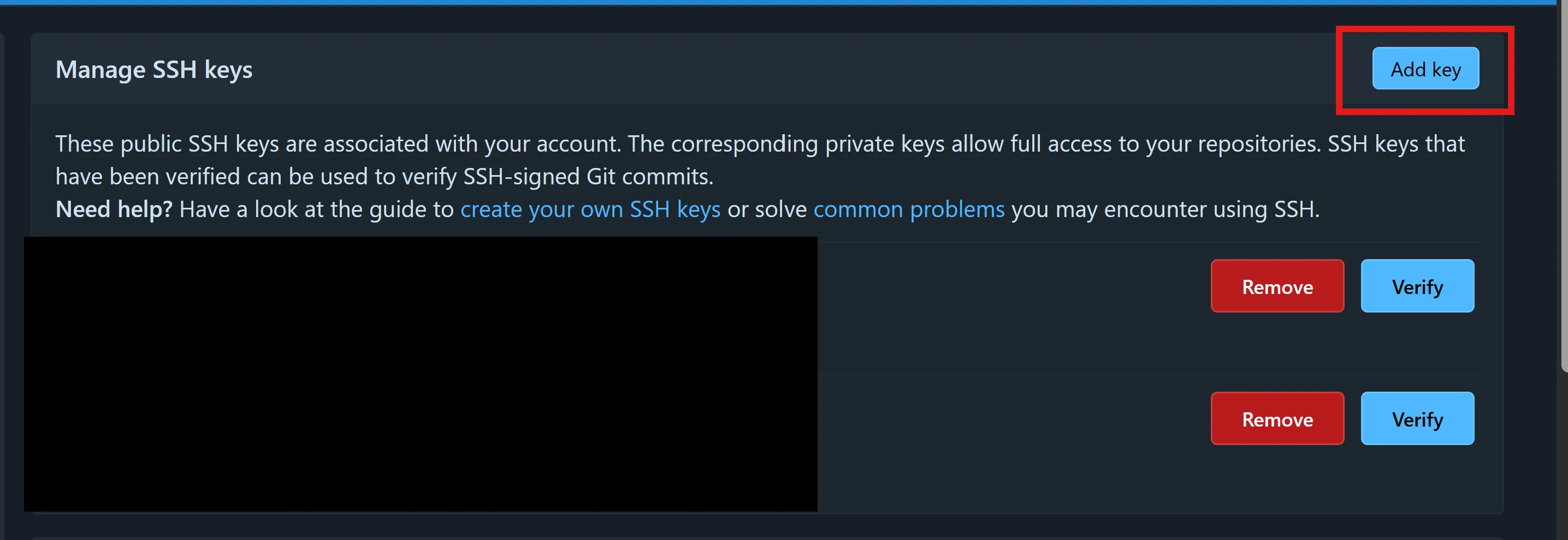 add key location