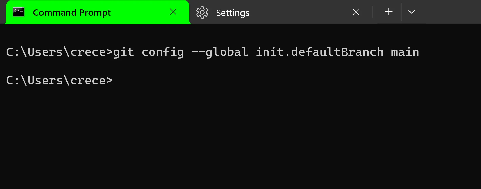 Initialize to main branch