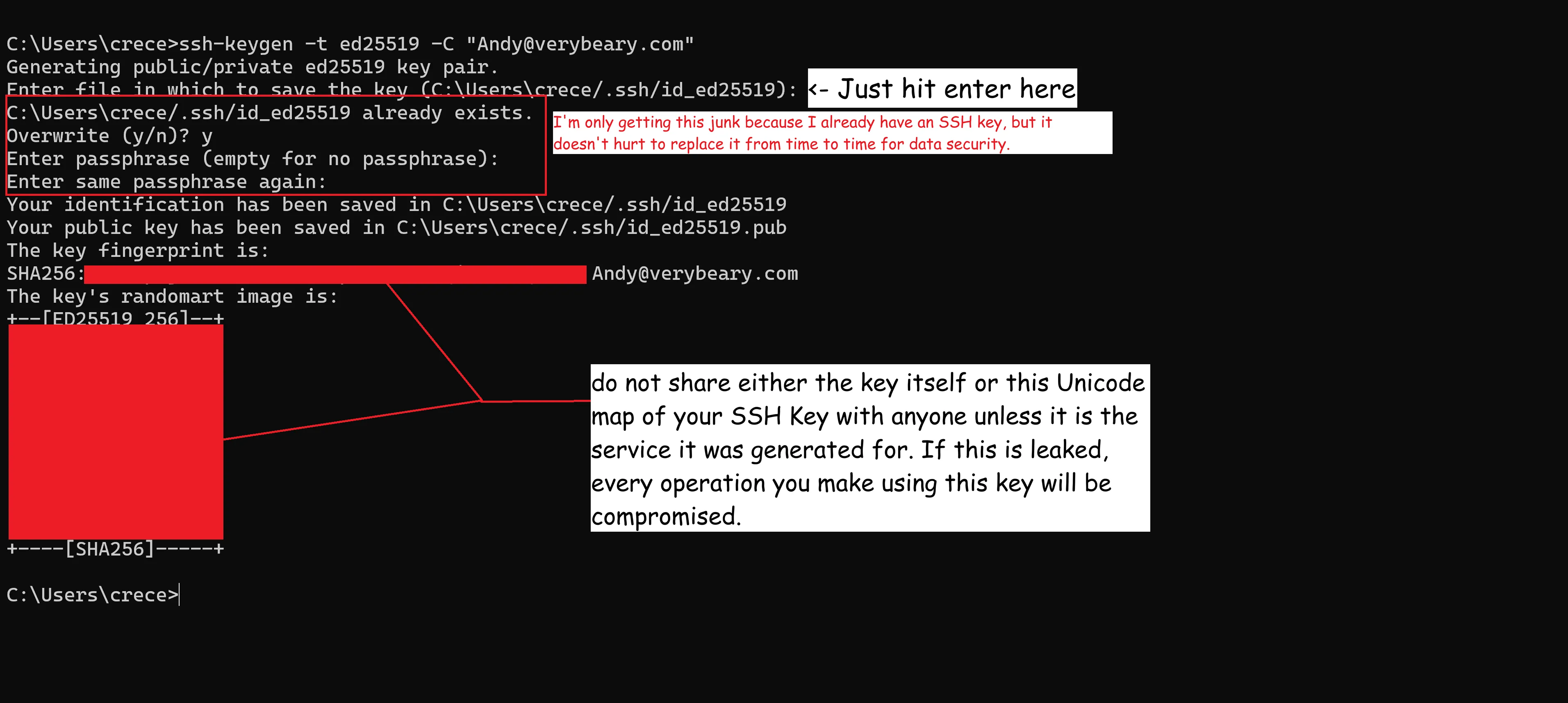 Generate your SSH Key